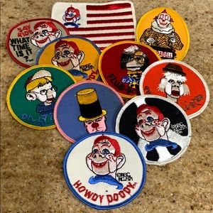 Vintage 1971 NBC Howdy Doody Time Patches